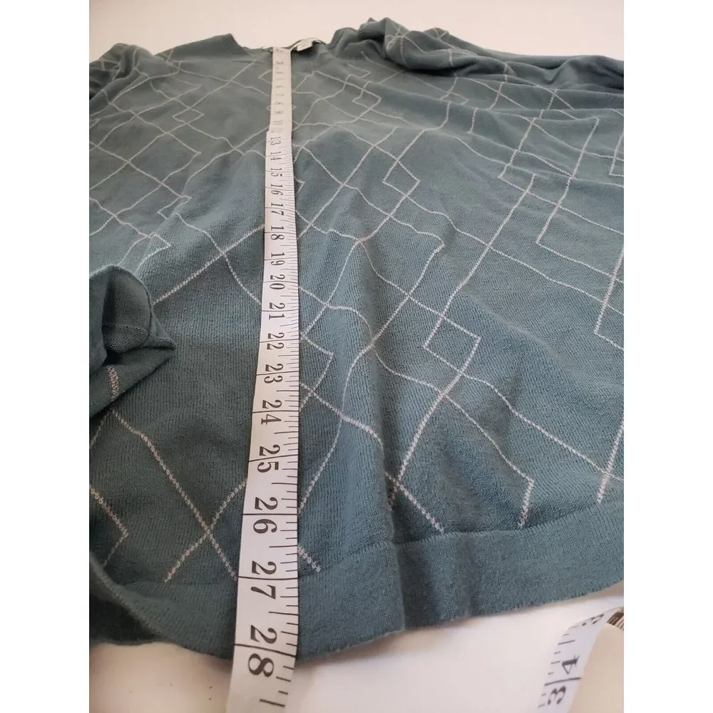 Banana Republic Luxe Collection Sweater‎ Size XXL  V Neck Diamond True Knit